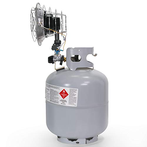 XtremepowerUS 15,000 BTU Propane Tank Top Heater with Safety Shut-Off, Outdoor I556