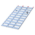 CARGOSMART Aluminum Tri-Fold Ramp with Treads (1pk) – Easily and Safely Load and Unload Push Mowers, Garden Tillers, ATVs and More, 1,500 lb. Capacity (500 lbs per Section), 50” W x 76” L