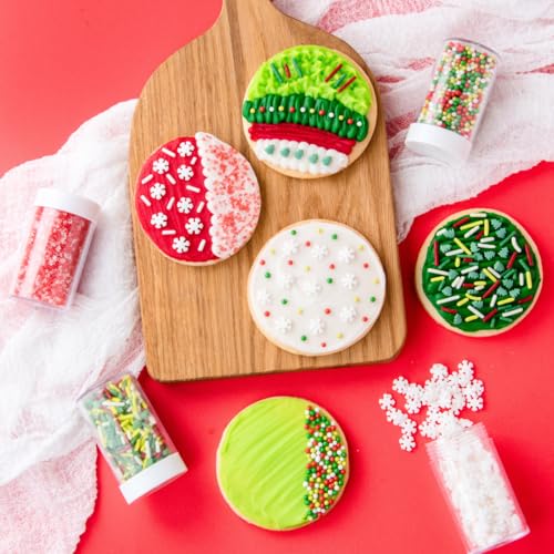 Sweets Indeed Christmas Sprinkles Mix 10.9 oz Holiday Blend O12924