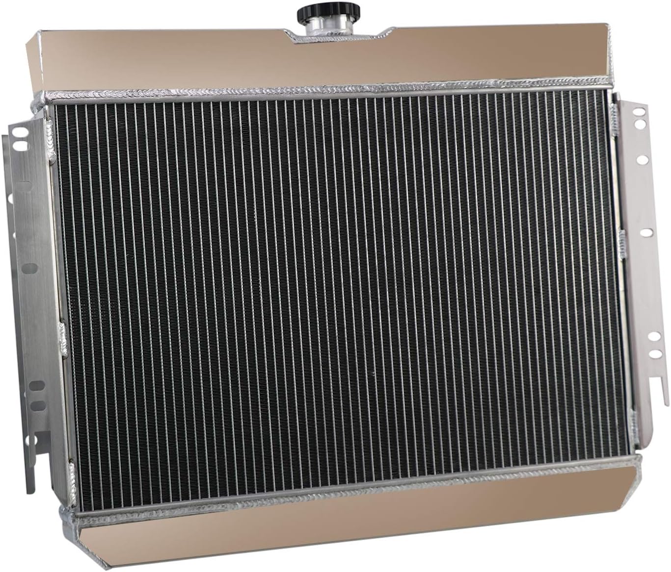 ALLOYWORKS 3 Row Core All Aluminum Radiator for 1963-1968 Chevy Impala Chevelle Camino Q509