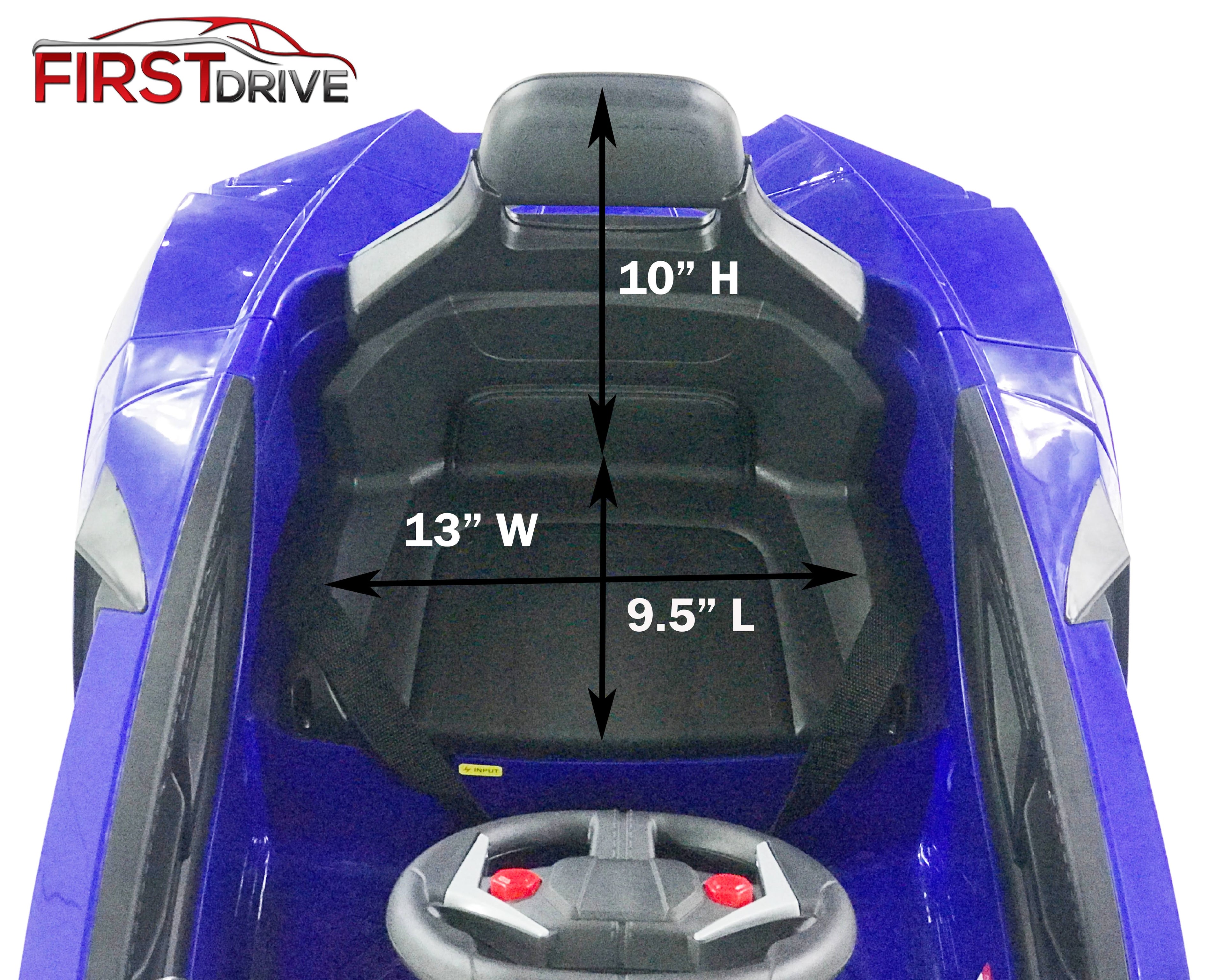 First Drive Lykan Hypersport Style Blue 12V Kids Ride On Car with Remote K15732