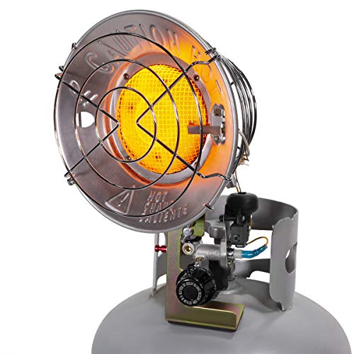 XtremepowerUS 15,000 BTU Propane Tank Top Heater with Safety Shut-Off, Outdoor I556