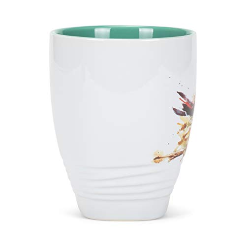 Dean Crouser Cardinal Watercolor Stoneware Mug 16 oz N1410