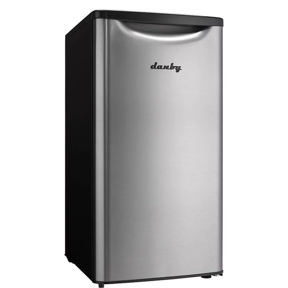 Danby DAR033A6BSLD 3.3 Cu. Ft. Silver Mini Refrigerator Y262524