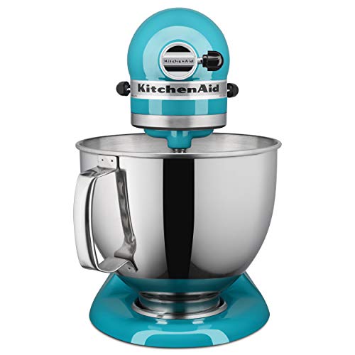 KitchenAid KSM150PSTG Artisan 5-Qt Stand Mixer with Pouring Shield, Tangerine T7346