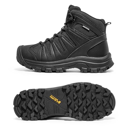 NORTIV 8 Men's Mid Hiking Boots Waterproof Outdoor Trekking Shoes C306805