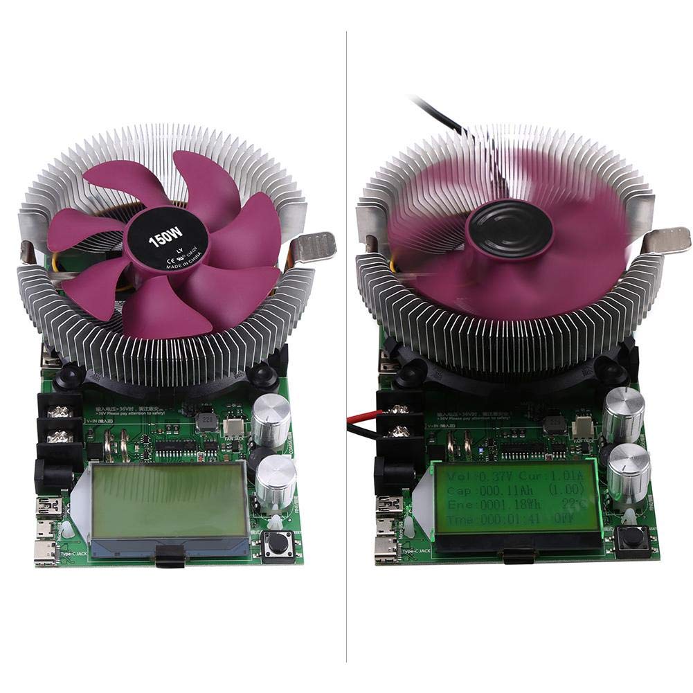 150W 200V 20A USB Adjustable Electronic Load Tester Module Q6941