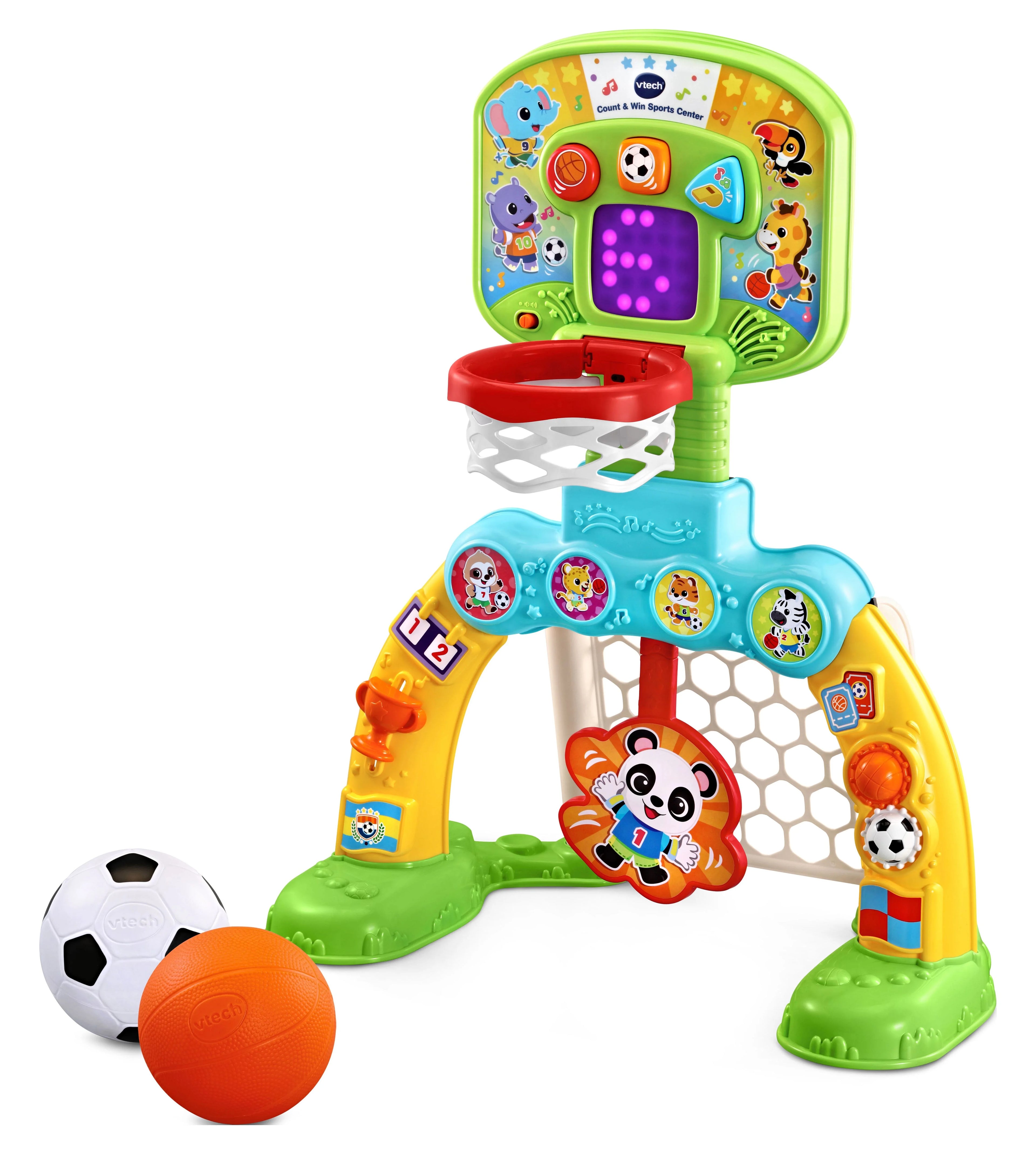 VTech Count & Win Sports Center Basketball and Soccer Toy for Toddlers X682