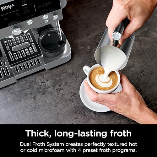 Ninja Luxe Café Premier Series Espresso Machine and Drip Coffee Maker, Stainless Steel T553