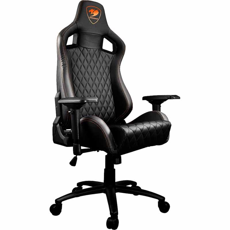 Cougar Armor S Black Gaming Chair with Breathable PVC G943