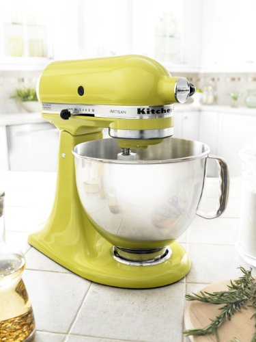 KitchenAid KSM150PSTG Artisan 5-Qt Stand Mixer with Pouring Shield, Tangerine T7346