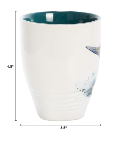 Dean Crouser Cardinal Watercolor Stoneware Mug 16 oz N1410