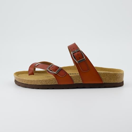 CUSHIONAIRE Women's Luna Cork Footbed Sandal I795