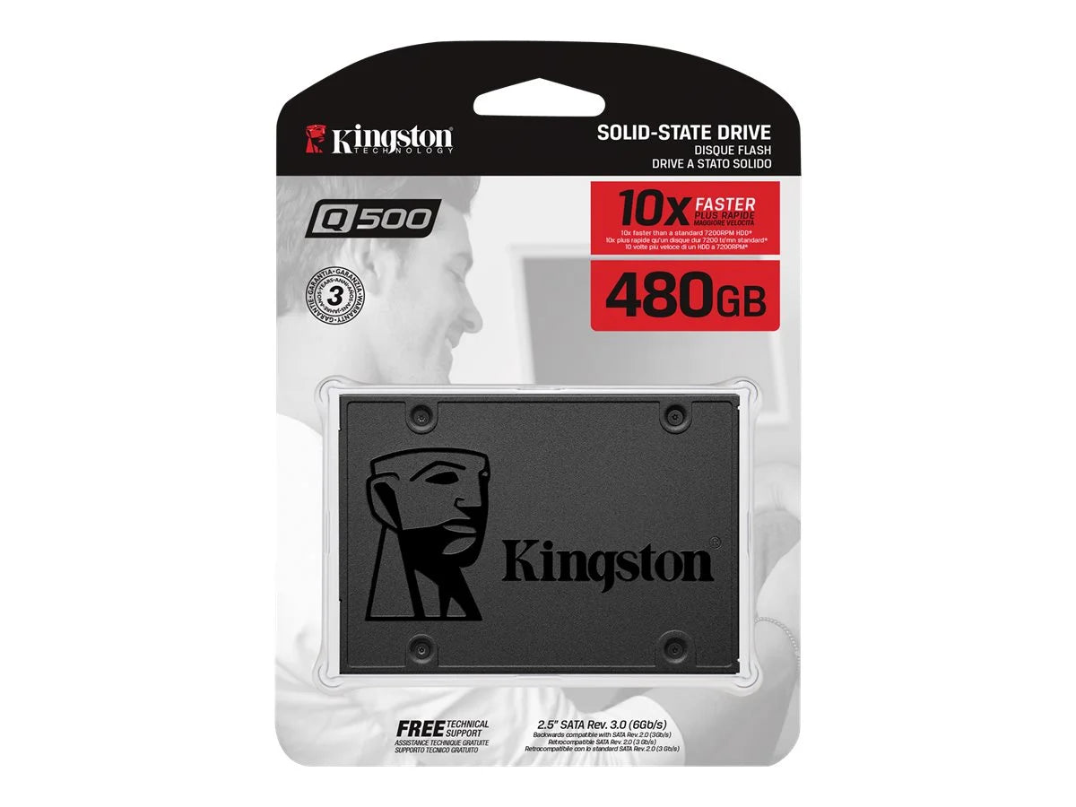 KINGSTON Q500 480GB SATA III 2.5" Solid State Drive C234