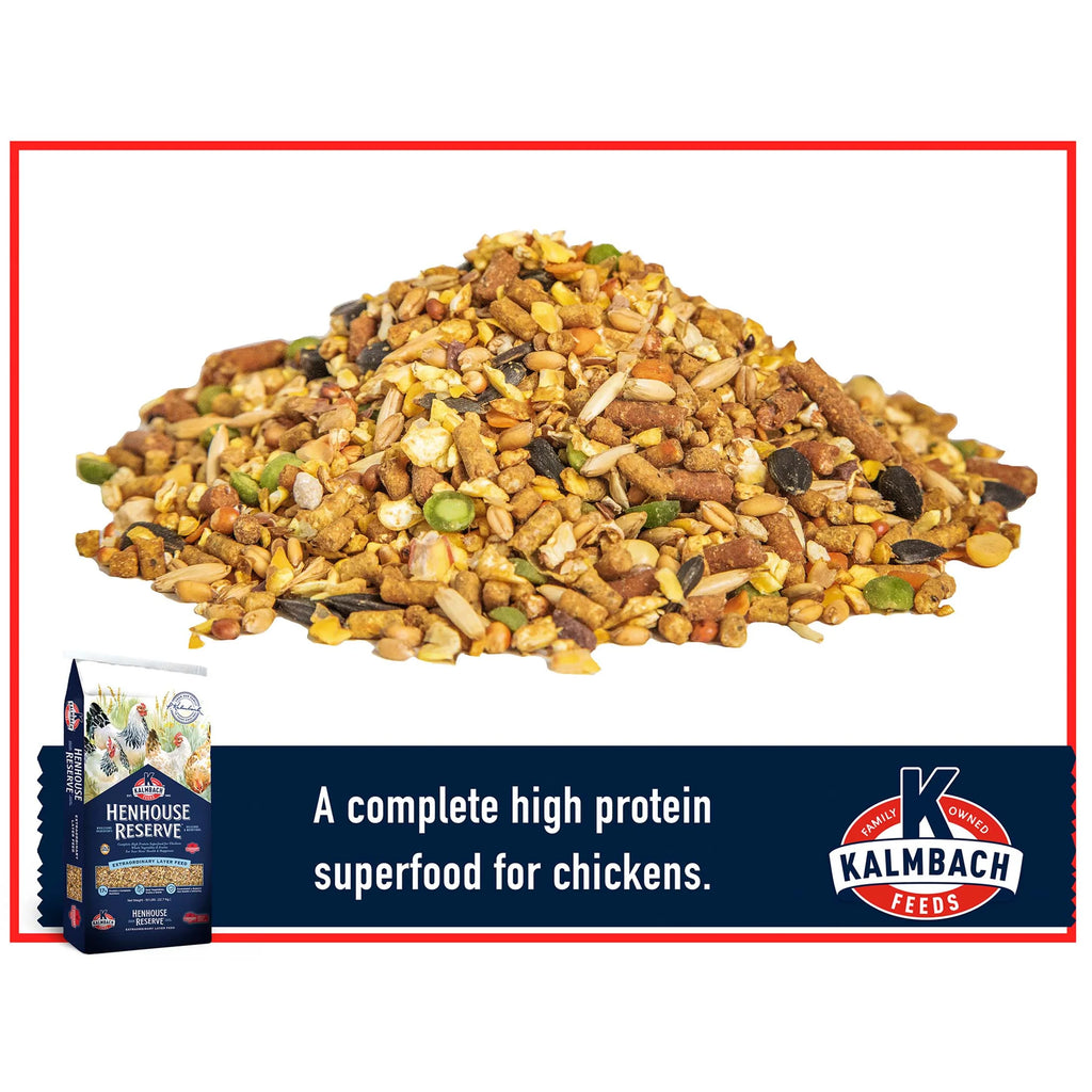 Kalmbach Feeds Henhouse Reserve Whole Grain Layer Feed for Chickens, 30 lb Y61236