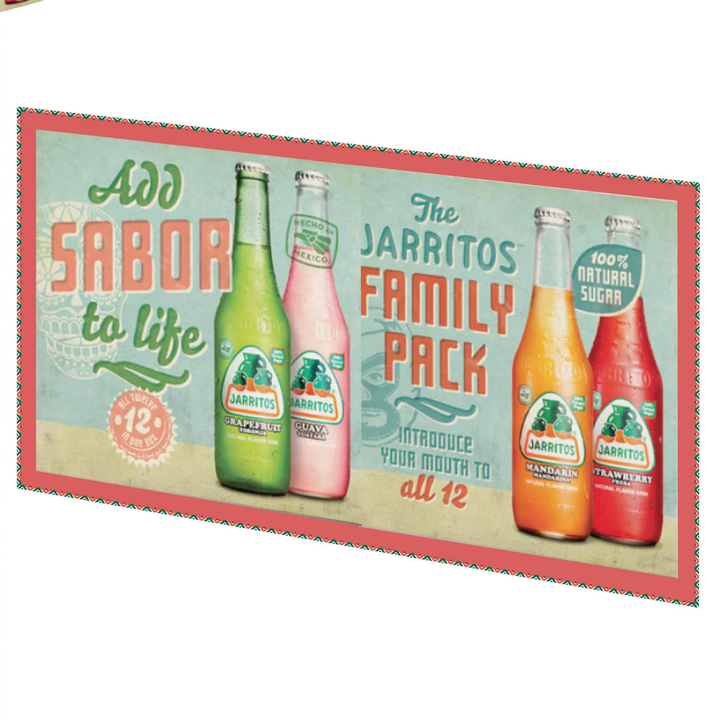 Jarritos Mexican Soda Variety Pack 12 Glass Bottles U164492