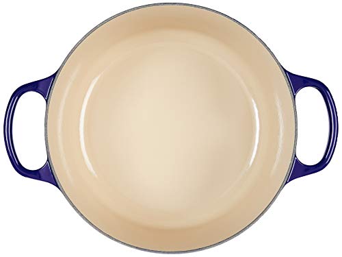Le Creuset Enameled Cast Iron Round Dutch Oven, 5.5 qt., Indigo L87570