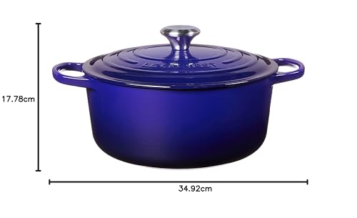 Le Creuset Enameled Cast Iron Round Dutch Oven, 5.5 qt., Indigo L87570
