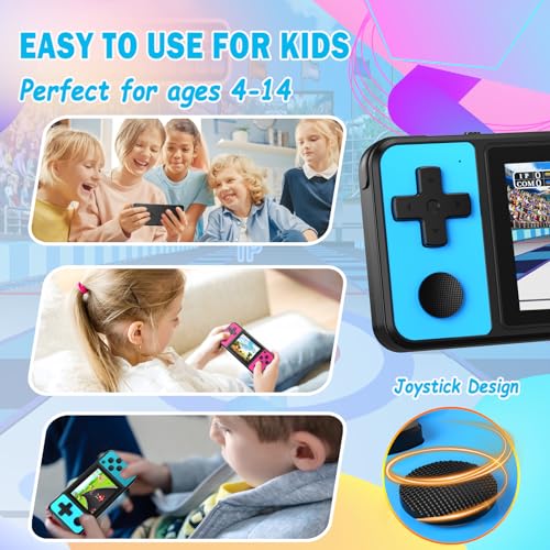 Beico 32 Bit Kids Handheld Games with 139 Preloaded Video Games, Blue-Red H196