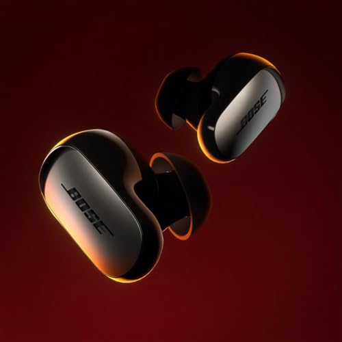 Bose QuietComfort Ultra Bluetooth Earbuds, Wireless with Spatial Audio and Active Noise Cancellation, Black R443808