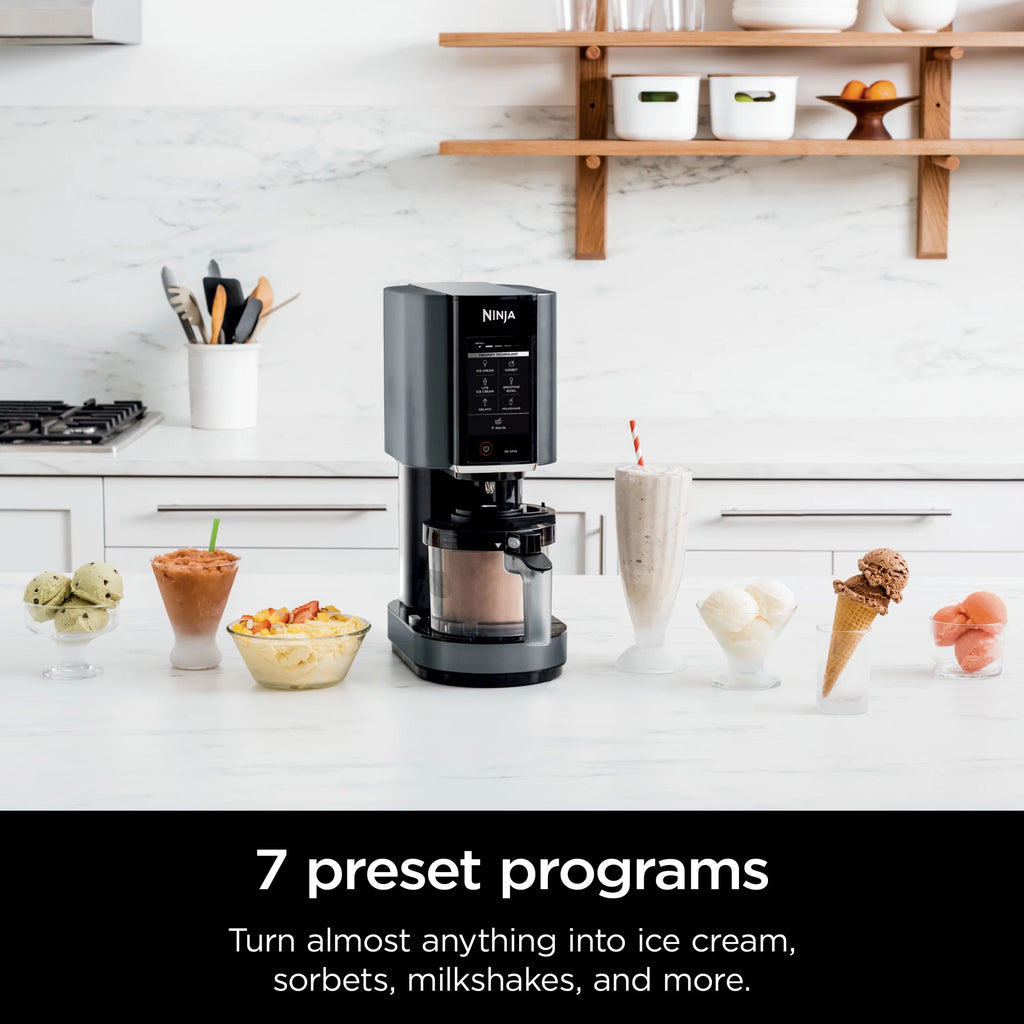 Ninja CREAMi Ice Cream Maker, 7 One-Touch Programs, Silver, NC290WMBF B86382