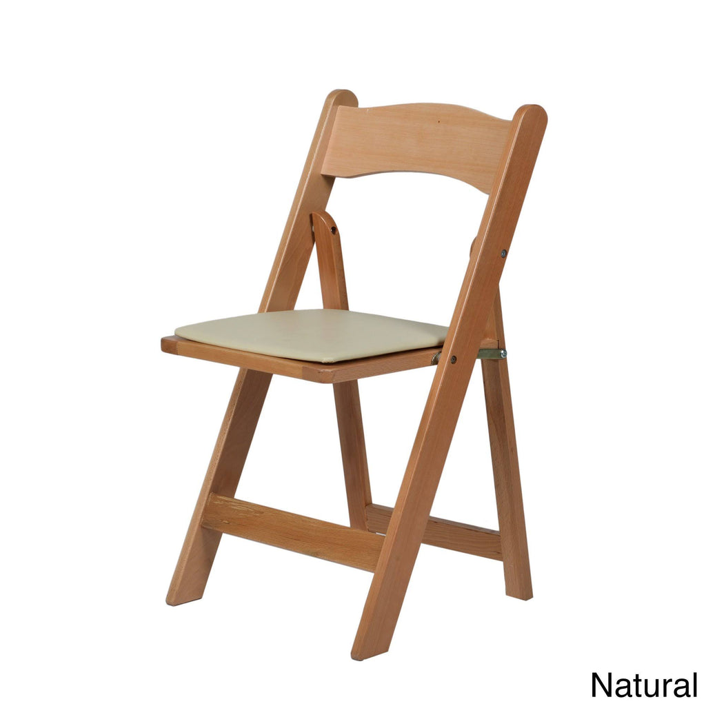 American Classic Wood Folding Chair, Natural Q501371