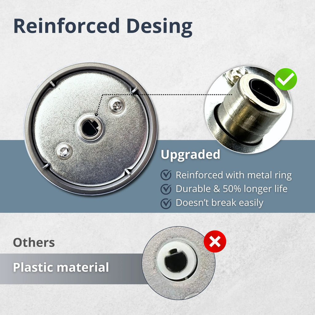 SET OF 5 DG64-00473A Stove Knobs Replacement for Samsung Gas Range B568066