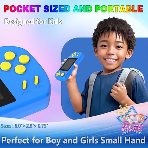 Handheld Games for Kids with 218 Built-in Games, 3.0" HD Screen, Blue G103188