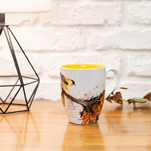 Dean Crouser Cardinal Watercolor Stoneware Mug 16 oz N1410