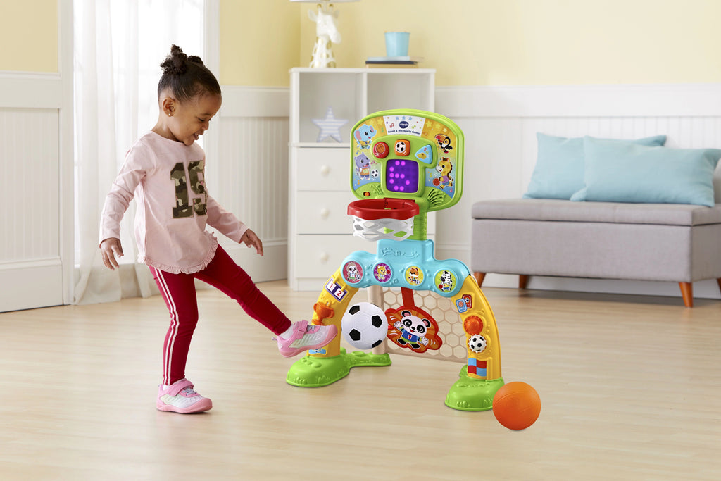 VTech Count & Win Sports Center Basketball and Soccer Toy for Toddlers X682