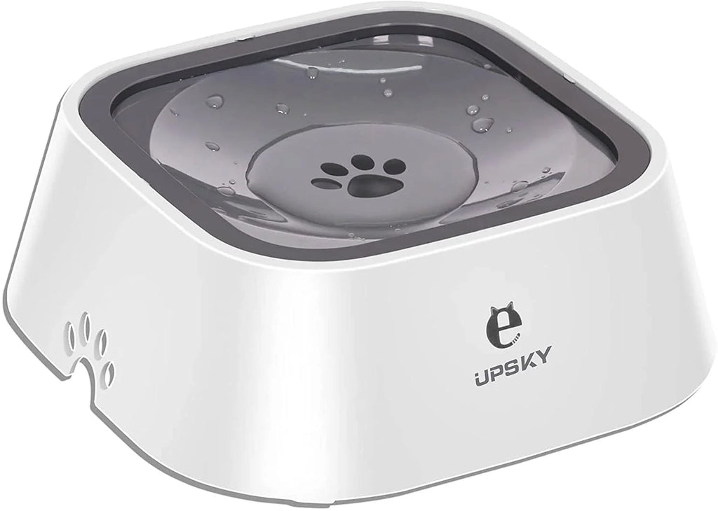 Dog Water Bowl,No Spill,No Drip Slow Water Feeder Dog Bowl,No-Slip Pet Water Dispenser 35oz for Dog and Cat