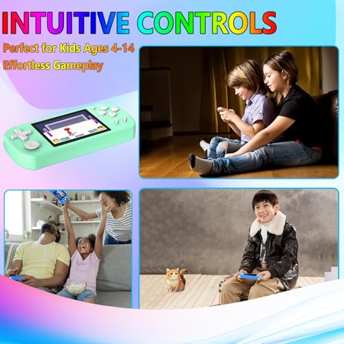Handheld Games for Kids with 218 Built-in Games, 3.0" HD Screen, Blue G103188