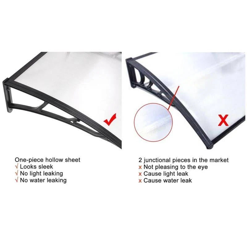 78x39x22 Clear Polycarbonate Hollow Sheets for Patio Cover Awning O958
