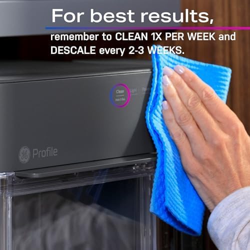 GE Profile Opal 2.0 XL Countertop Nugget Ice Maker with 1 Gallon Tank, Stainless Steel A2624