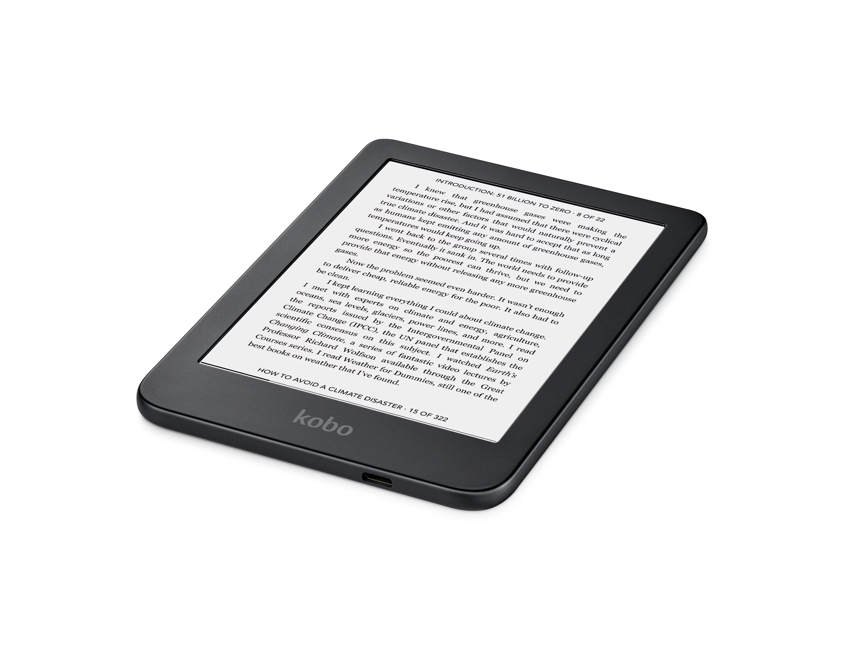 Kobo Clara 2E HD eReader - 6" Glare-Free Waterproof X107