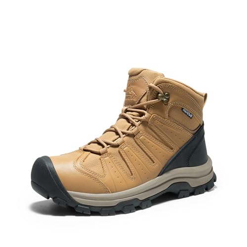 NORTIV 8 Men's Mid Hiking Boots Waterproof Outdoor Trekking Shoes C306805