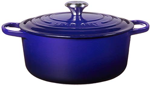 Le Creuset Enameled Cast Iron Round Dutch Oven, 5.5 qt., Indigo L87570