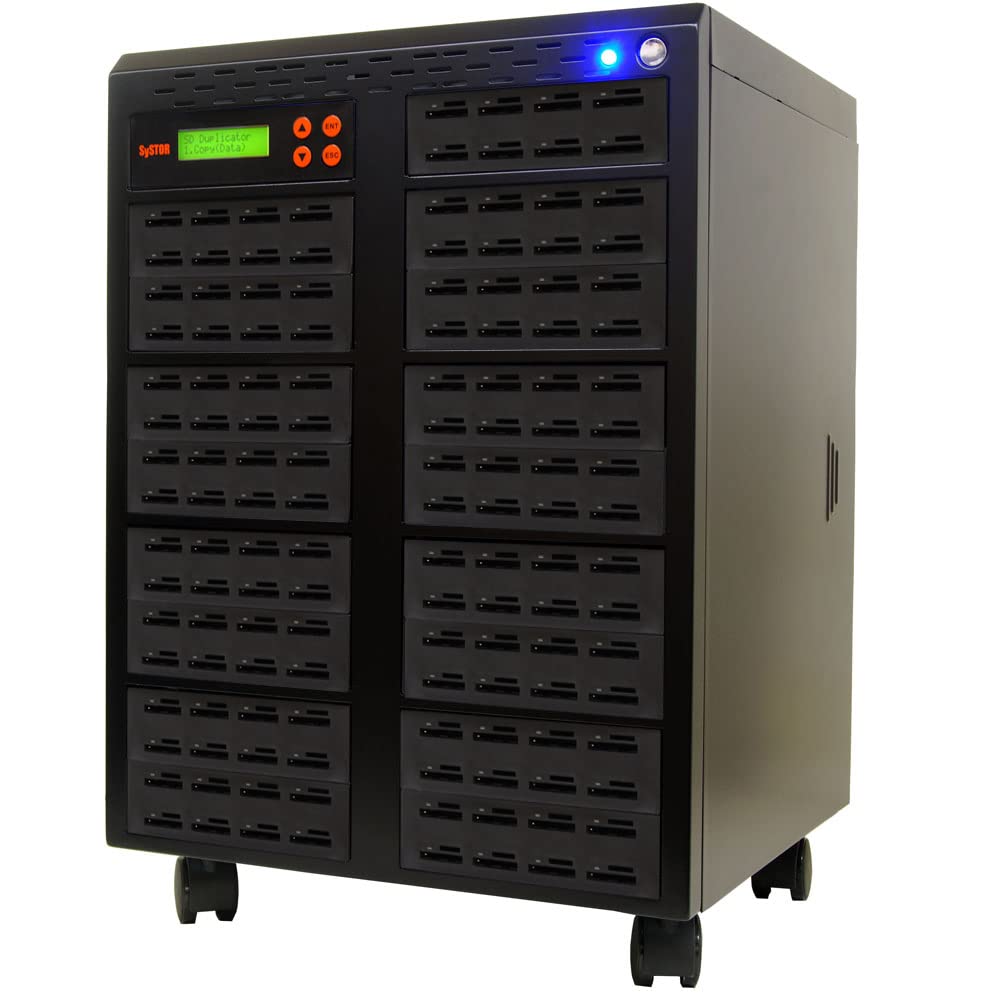 Systor 1:7 SD/microSD Card Duplicator, Standalone Flash Memory Copier & Eraser J12127
