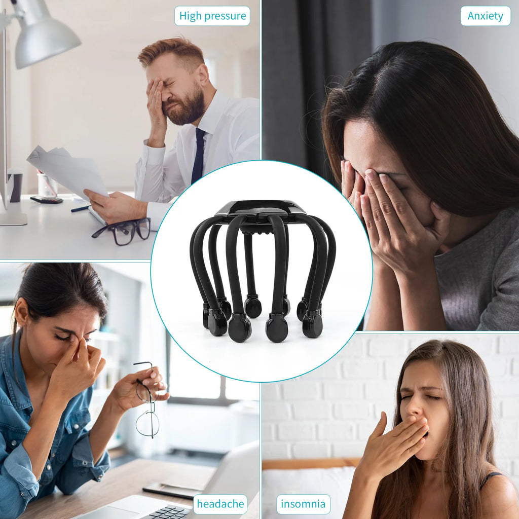 KEKOY Electric Scalp Massager, USB Charging, Black R621657