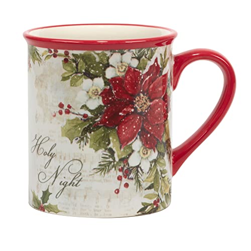 Silent Night 16 oz. Mugs, Set of 4 by Certified International C581