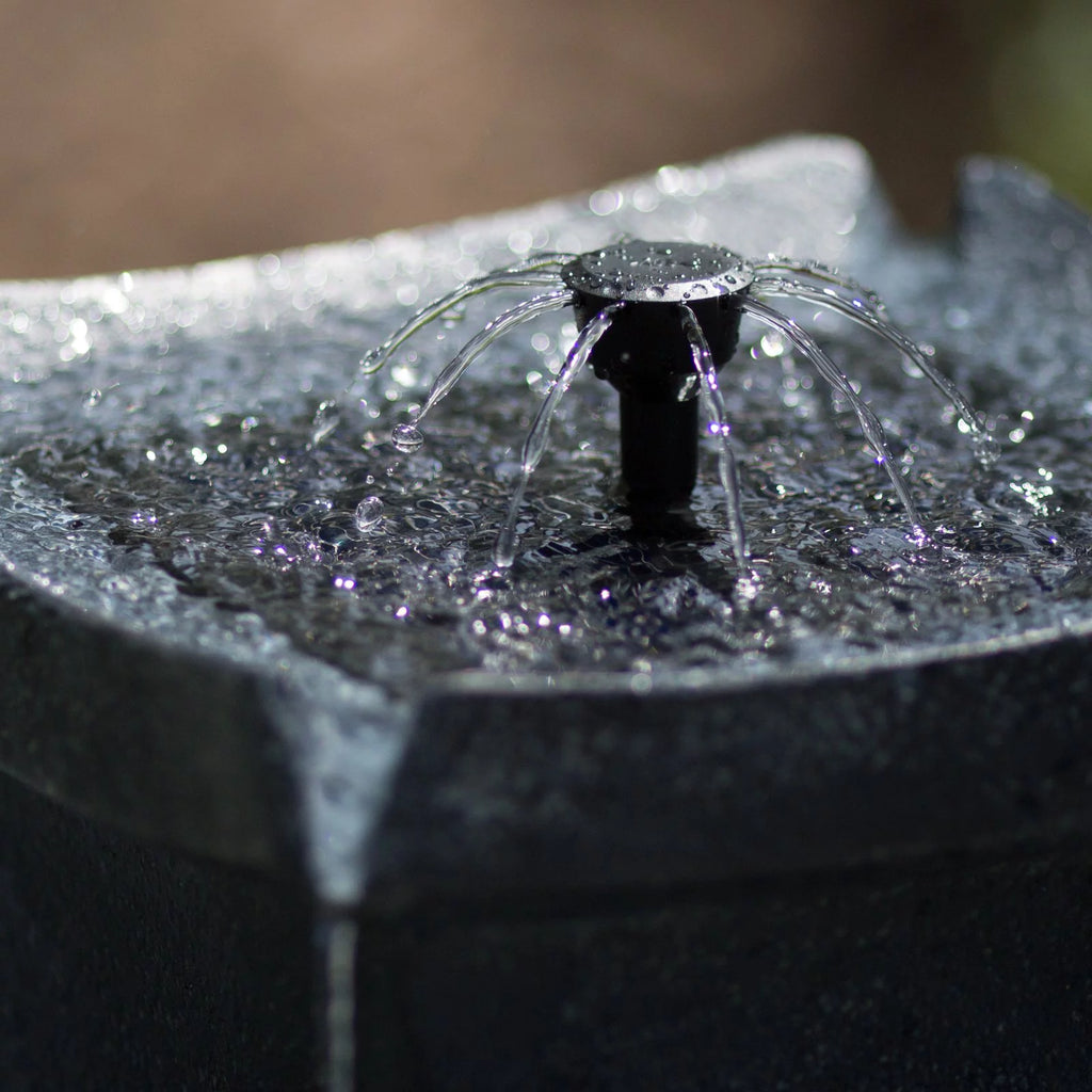 Smart Solar 34252RM1 Mahayana 2-Tier Solar Fountain Iron P229906
