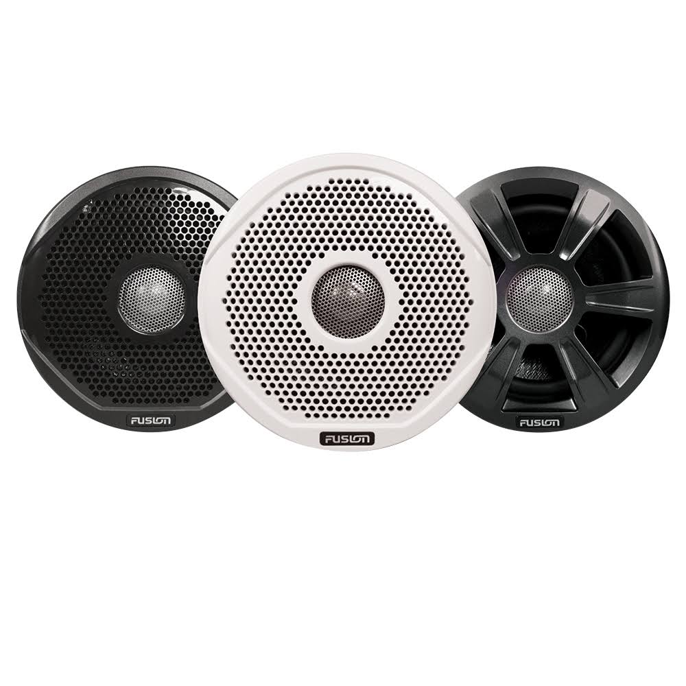 Fusion FR7022 7x22 Round 2-Way IPX65 Marine Speakers - 260W - Pair with 3 SPE 0100184900CASE