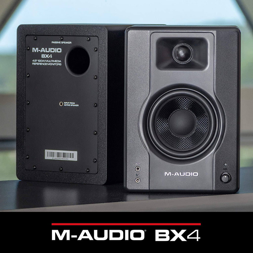 M-Audio BX4 Powered Reference Studio Monitors U270