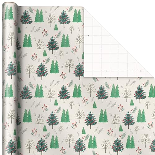 Hallmark Red Green Gold Christmas Wrapping Paper Set with Bows, Ribbon & Gift Tags C86717