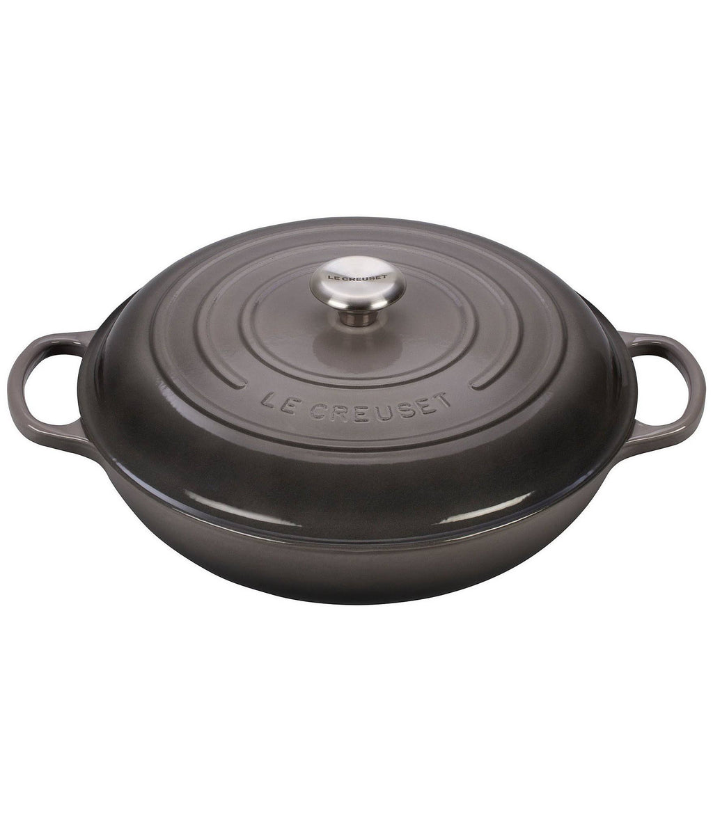 Le Creuset Signature Cast Iron 5-Quart Oyster Braiser