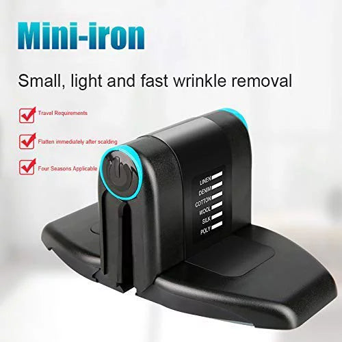 Happyline Folding Mini Travel Iron, Portable Steam Iron for Clothes T988181