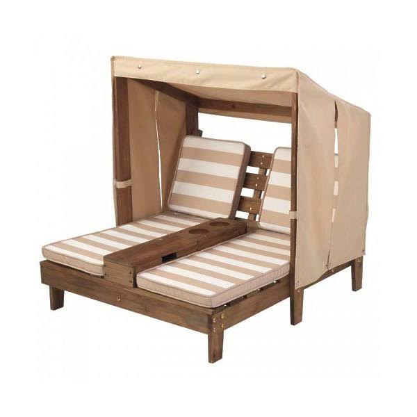 Kidkraft Cabana Sandbox, Oatmeal/White X89366