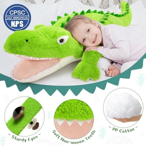 Tezituor 51 inch Giant Whale Shark Stuffed Animal Plush Pillow M152089