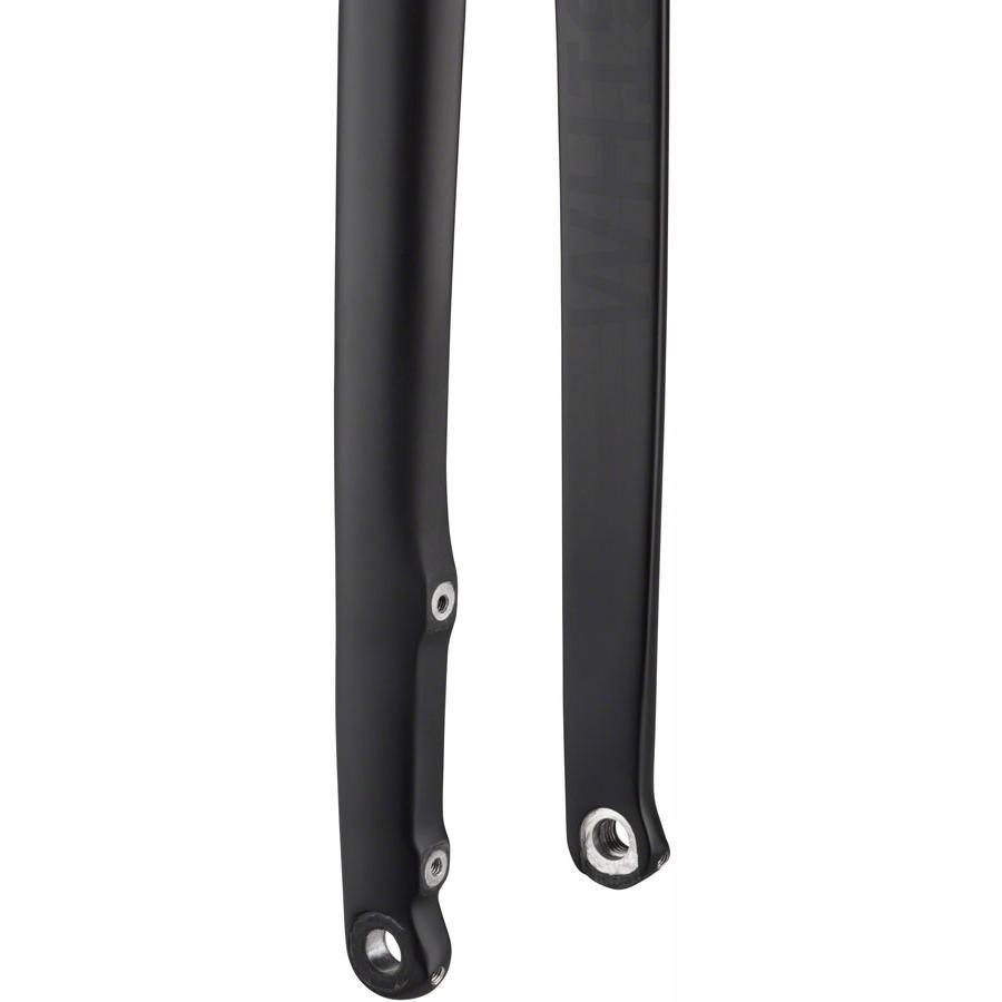 Whisky No.9 CX Flat Mount Fork 12mm Thru-Axle Carbon Steerer Black B4949