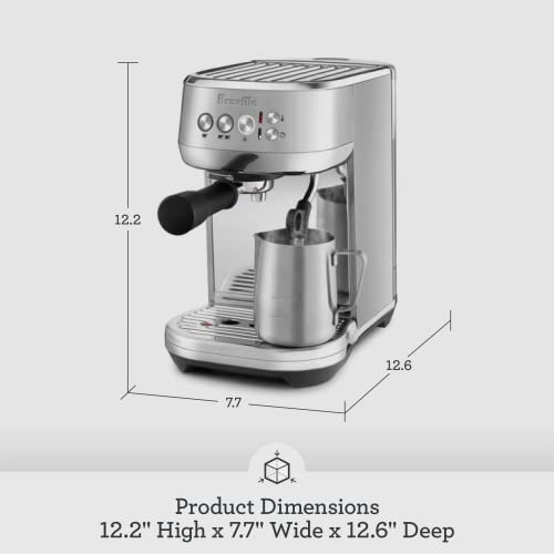 Breville Bambino Plus Espresso Machine BES500BSS, Brushed Stainless Steel U564